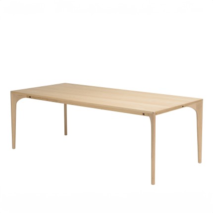 Table à manger MAXENCE 220x100cm naturelle