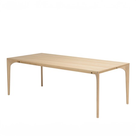 Table à manger MAXENCE 220x100cm naturelle