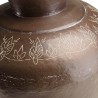 Vase HONORE en aluminium - Cuivre foncé patiné - L40cm H85cm