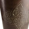 Vase HONORE en aluminium - Cuivre foncé patiné - L40cm H85cm