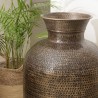 Vase HONORE en aluminium - L53cm H75cm - Laiton noir antique