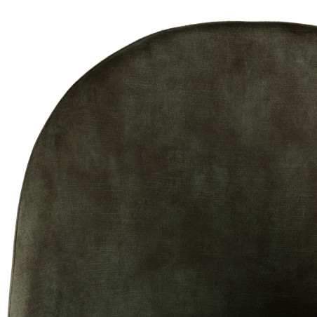 Lot 2 chaises velours vert sapin