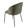 TOM - Set of 2 Pine Green Velvet Chairs | Cozy and Elegant Design