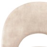 TOM - Set of 2 Beige Velvet Chairs
