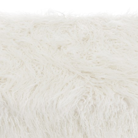 Banc SACHA peau de mouton ivoire 120x40cm