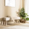SACHA Bench 120x40cm Ivory Wool | Elegant and Comfortable