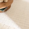 Tapis rectangulaire SACHA en coton recyclé 160x230cm