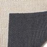 SACHA Rectangular Rug 160x230cm in Looped Wool, Ivory