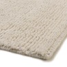 SACHA Rectangular Rug 160x230cm in Looped Wool, Ivory