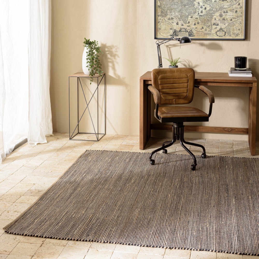 Tapis QUENTIN en jute et coton 160x230cm Tapis QUENTIN en jute et coton 160x230cm