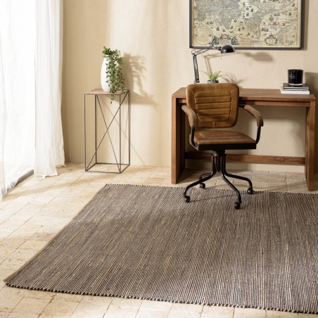 Tapis QUENTIN en jute et coton 160x230cm
