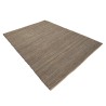 QUENTIN Rectangular Rug 160x230cm Jute Cotton Sand Black