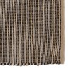 Quentin Rectangular Rug 200x290 cm - Jute & Cotton - Sand & Black
