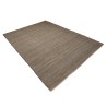 Tapis QUENTIN en jute et coton 200x290cm - Sable et noir