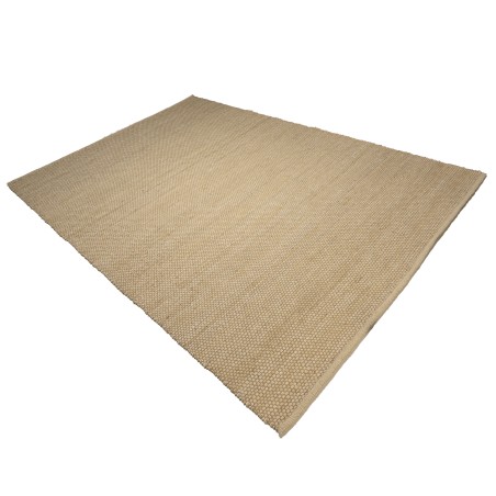 Quentin Rectangular Rug 160x230cm - Beige Jute and Cotton