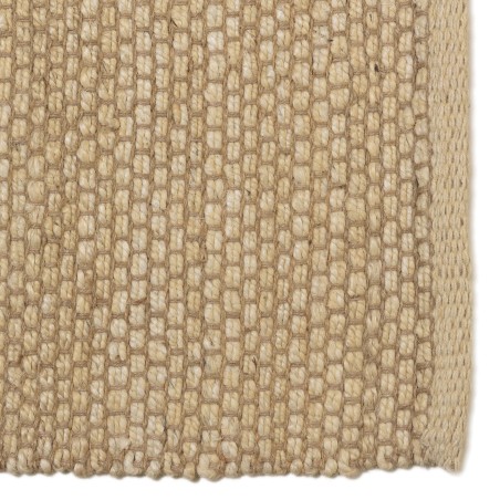 Quentin Rectangular Rug 200x290cm - Beige Jute and Cotton