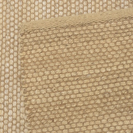 Quentin Rectangular Rug 200x290cm - Beige Jute and Cotton