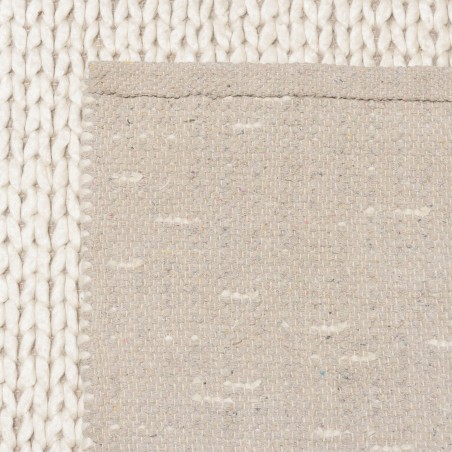 Tapis QUENTIN en laine tissée 160x230cm - couleur écru