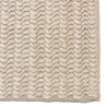 Tapis rectangulaire QUENTIN en laine tissée beige 160x230cm
