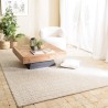 Tapis rectangulaire QUENTIN 200x290cm en laine tissée beige