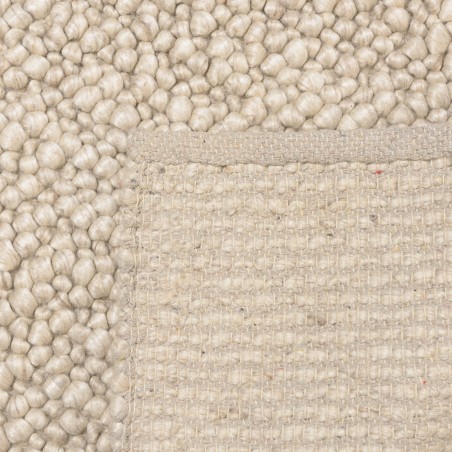 Quentin Rectangular Rug 160x230cm - Beige Looped Wool