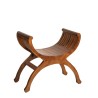 API Stool - Yuyu 1 Seat Brown Teak Wood | Colonial Design
