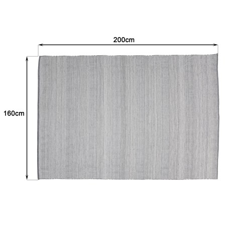 Tapis d'extérieur Quentin 160x230cm gris/blanc