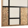 Décoration murale SANDY en pin recyclé 82x82cm