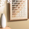 SANDY Wall Decoration 62x82cm Mosaic Gradient in Recycled Pine