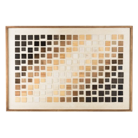 SANDY - Wall Decoration 82x122cm Mosaic Gradient in Recycled Pine