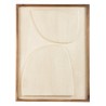 SANDY Wall Decoration 62x82cm - Abstract Shapes Recycled White Pine