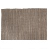 QUENTIN Rectangular Rug 160x230cm Jute Cotton Sand Black