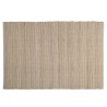 Quentin Rectangular Rug 160x230cm - Jute & Cotton in Sand/Ivory/Black