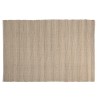 Quentin Rectangular Rug 200x290cm - Jute & Cotton in Sand/Ivory/Black