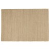 Tapis QUENTIN 160x230cm en jute et coton beige