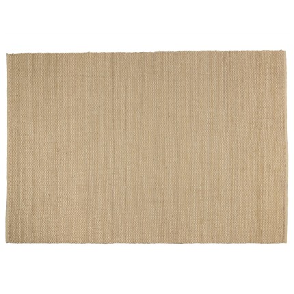Quentin Rectangular Rug 200x290cm - Beige Jute and Cotton