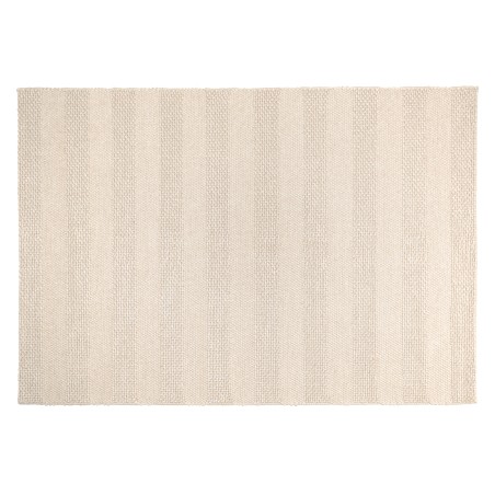 Tapis QUENTIN en laine tissée 200x290cm - Couleur lin