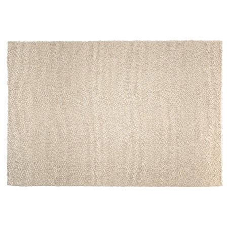 Quentin Rectangular Rug 200x290cm - Beige Looped Wool