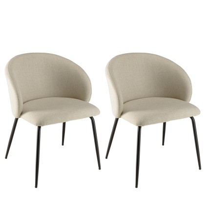 TOM - Set of 2 Fir Green Velvet Chairs