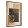 SANDY Wall Decoration no. 2 42x62cm Beige/Black Mosaic