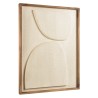 Décoration murale SANDY 62x82cm - Pin recyclé blanc