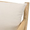 WILL - BORNEO 2-seater Sofa | Natural Teak Branches with White Cushions