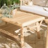 Table basse rectangulaire BORNEO en teck