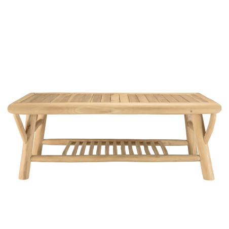 Table basse rectangulaire BORNEO en teck