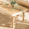 Table basse rectangulaire en teck naturel WILL - MADURA