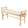 Banc WILL en branches de teck naturel