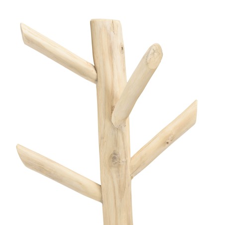 Porte-manteau WILL en teck naturel - 3 branches