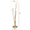 Porte-manteau WILL en teck naturel - 3 branches