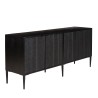 Buffet GLORIA en manguier noir 4 portes