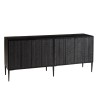 Buffet GLORIA en manguier noir 4 portes